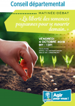Invitation Colloque Semences CD31
Lien vers: https://www.haute-garonne.fr/sites/default/files/43203_plaquette_liberte_semences_paysannes2_web.pdf