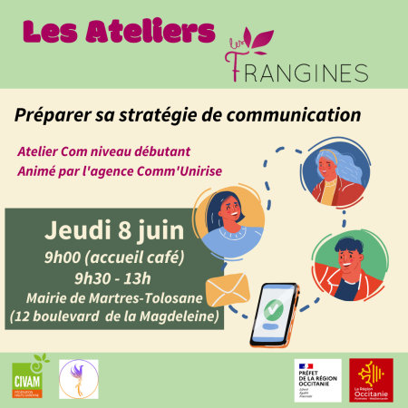 Atelier Com:  "Préparer sa stratégie de communication"