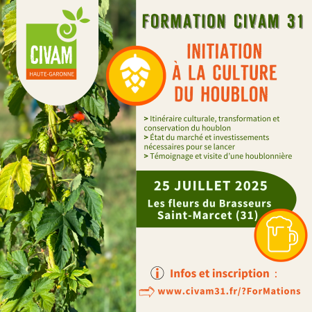 Formation initiation à la culture du houblon