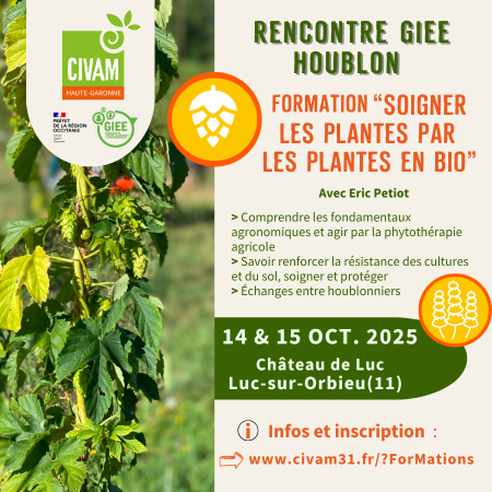 Rencontre houblon et formation "Soigner les plantes par les plantes"
