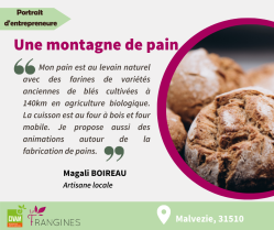 Magali BOIREAU - Une montagne de pains