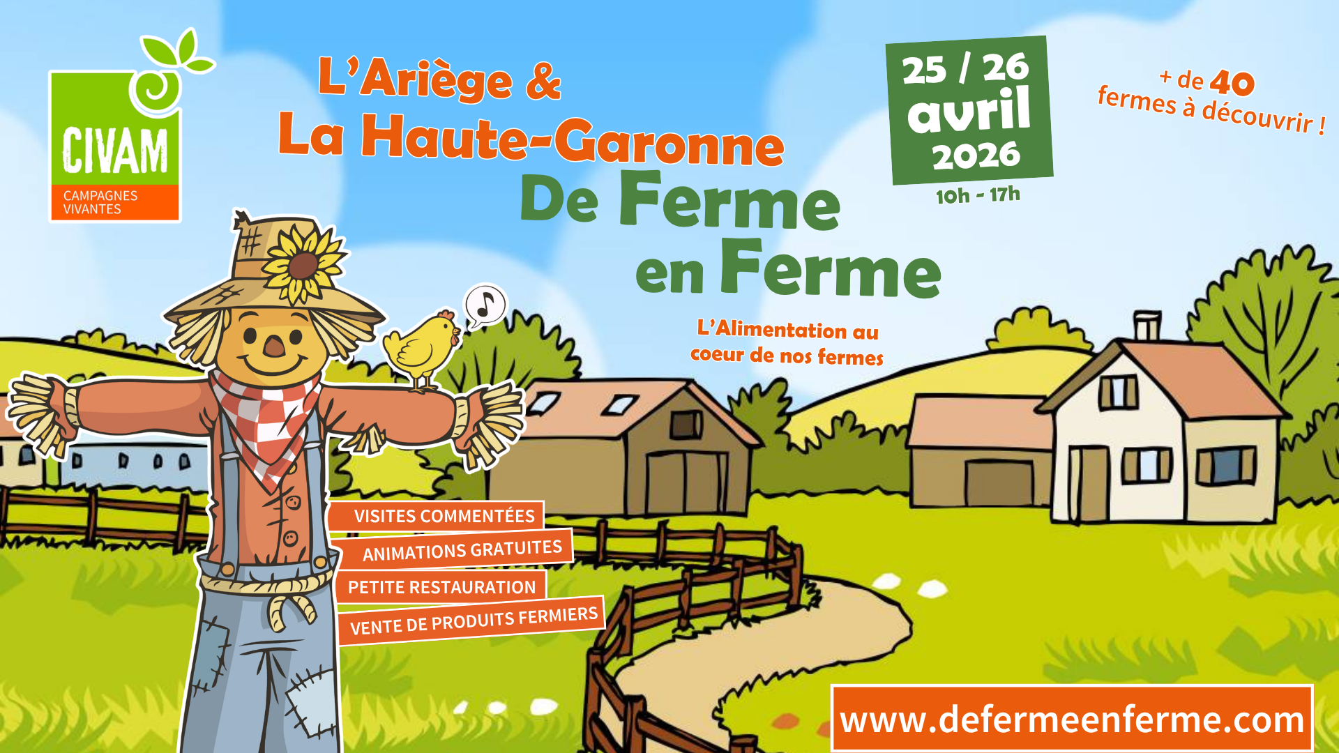 De ferme en ferme &eacute;dition 2025 - affiche